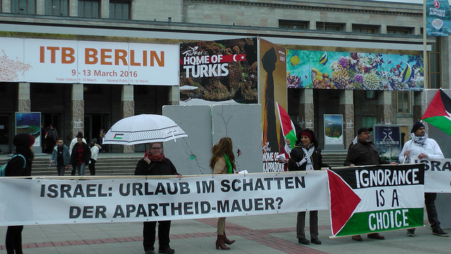 Keine Unterstützung der israelischen Apartheid auf der ITB