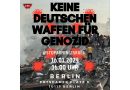 Kundgebung gegen Waffenlieferungen für Genozid in Gaza vor dem Waffenproduzenten Diehl Defence in Berlin