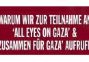 Zusammen auf die Straße gegen den Genozid
