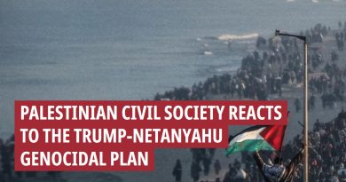 Reaktion der palästinensischen Zivilgesellschaft auf den genozidalen Trump-Netanjahu-Plan